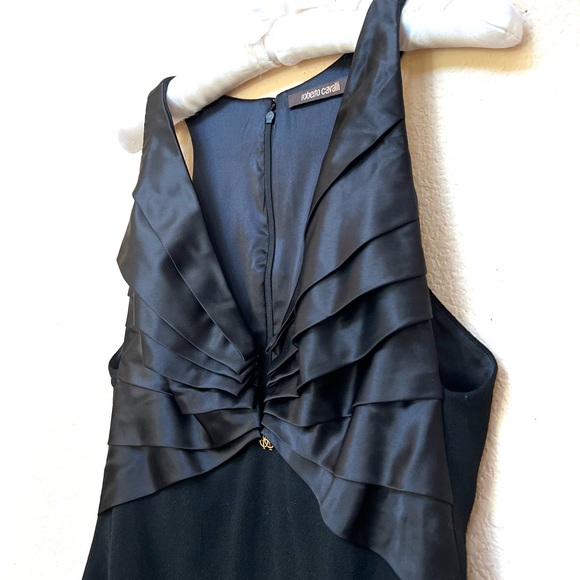 Roberto Cavalli Black Cocktail Dress B4/8 - Picture 3 of 12